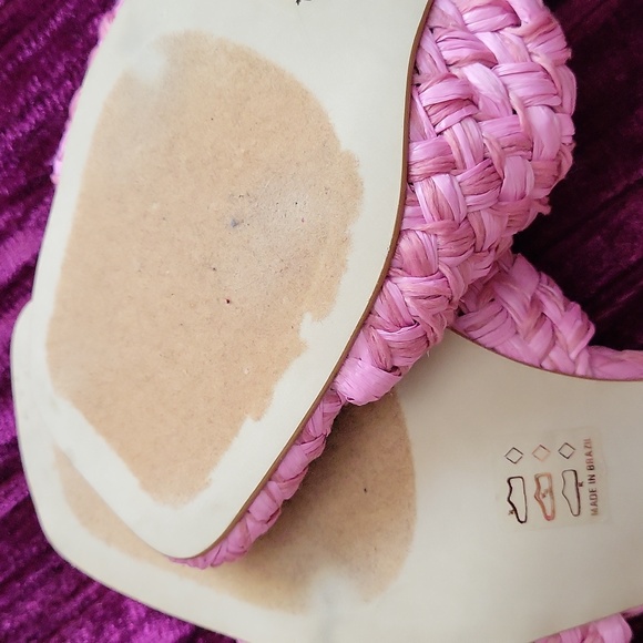 Raffia sandals sz.9 - Picture 9 of 9